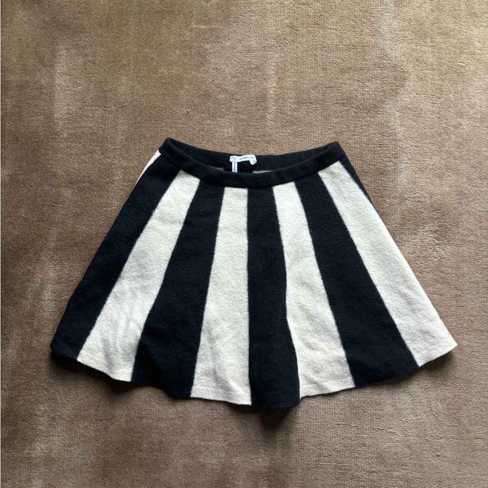 Derek Lam Black and Cream Knit Top
